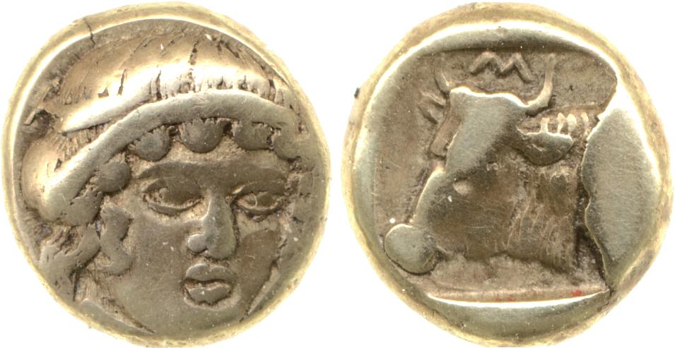 Mytilene Bodenstedt 1981 Series 3.44, аверс, Британский музей