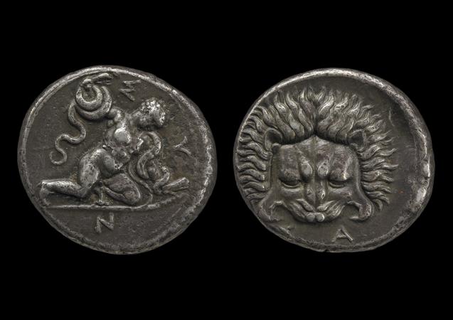 реверс Samos Barron 1966 Class X tridrachms