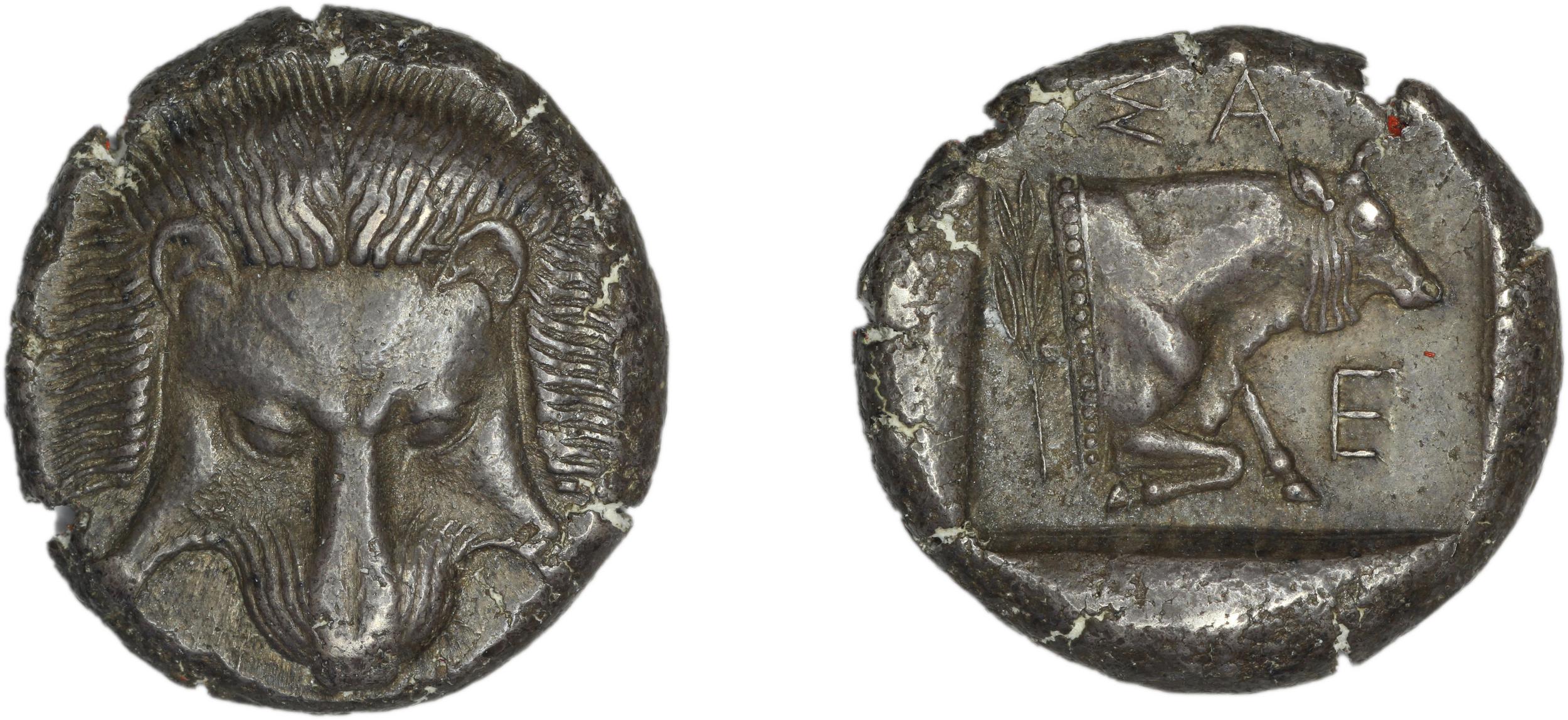 аверс Samos Barron 1966 Class VII tetradrachms