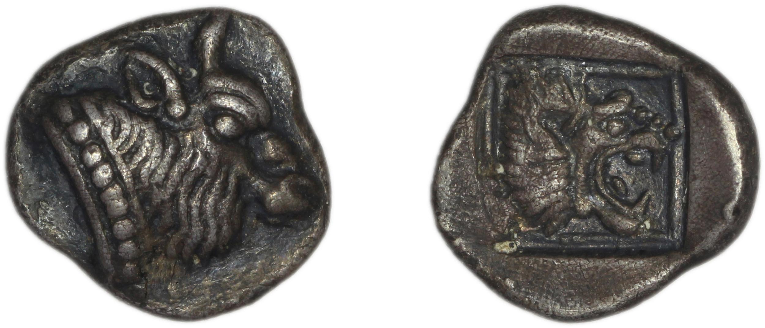 аверс Samos Barron 1966 Heavy Samian trihemiobols