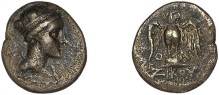 Amisus Waddington 1925 11a, реверс, bm