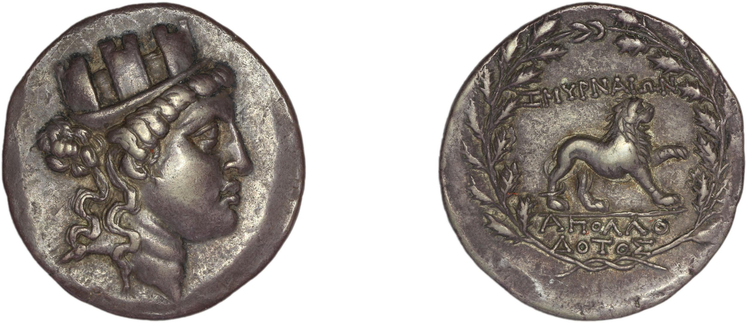 аверс Smyrna Milne 1914 Series 2 tetradrachms