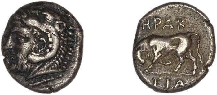 реверс Heracleia Pontica Waddington 1908 5