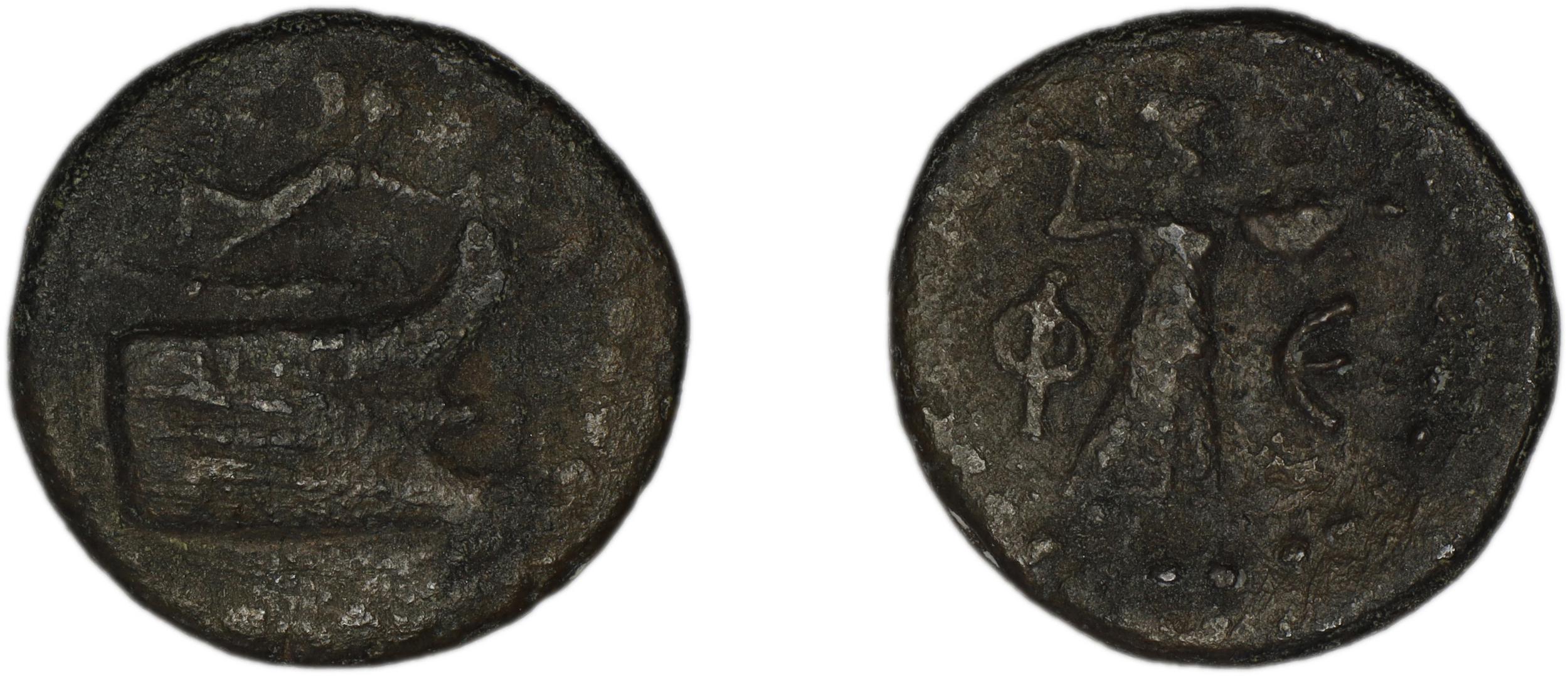 Phaselis Heipp-Tamer 1993 AE 2, аверс, bm