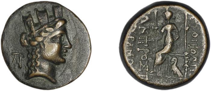 Hieropolis Castabala Robert 1964 12-13, реверс, bm