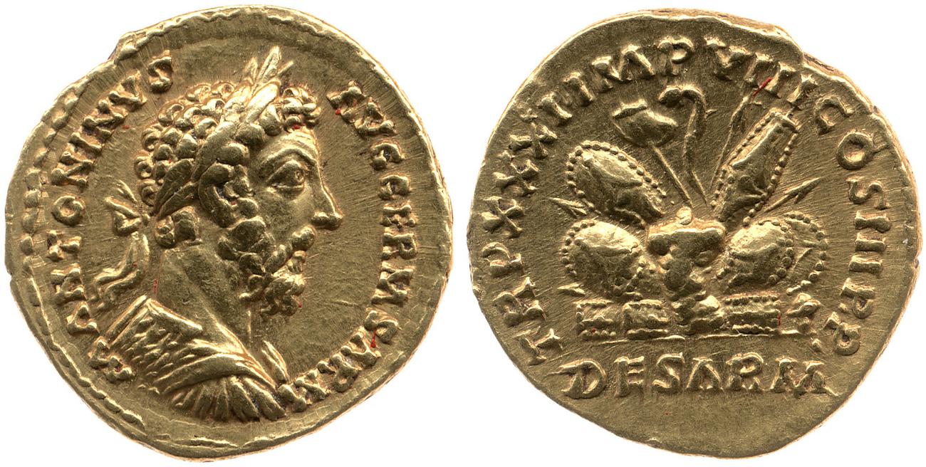 аверс RIC III Marcus Aurelius 366