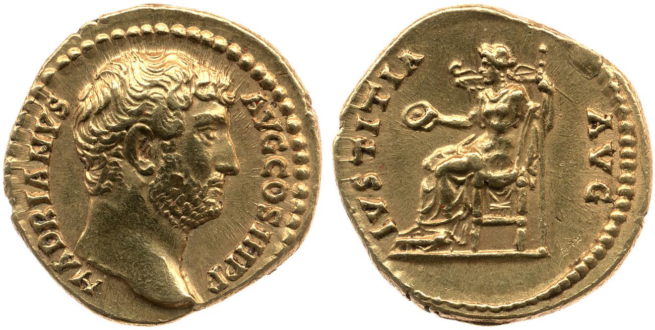 аверс RIC II, Part 3 (second edition) Hadrian 2212