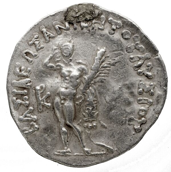 реверс Bactrian and Indo-Greek Coinage Lysias 3.2