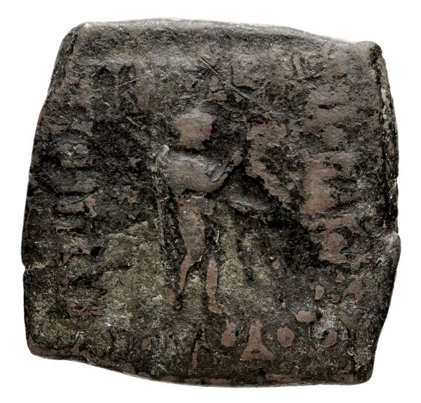 Bactrian and Indo-Greek Coinage Apollodotus II 19.1, аверс, bnf-bigr