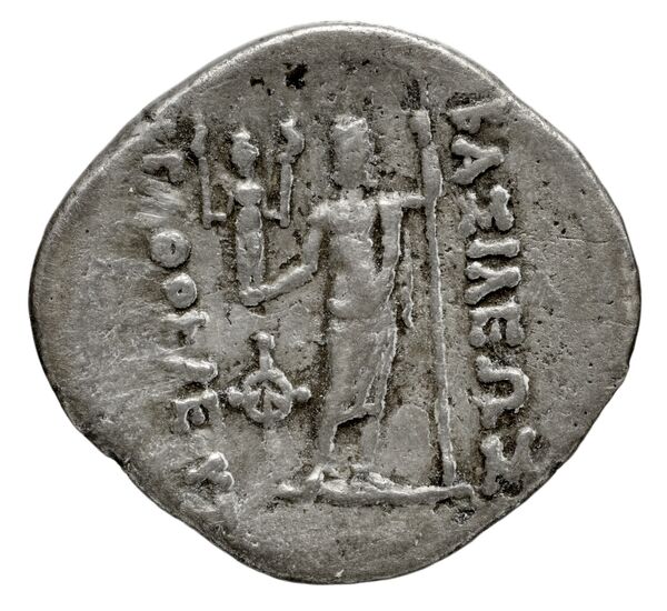 реверс Bactrian and Indo-Greek Coinage Agathocles 2.1