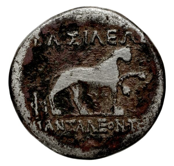 реверс Bactrian and Indo-Greek Coinage Pantaleon 4.1