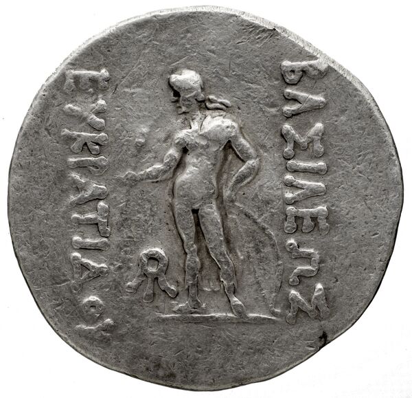 реверс Bactrian and Indo-Greek Coinage Eucratides II 1.16