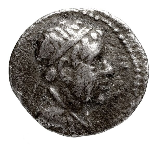 Bactrian and Indo-Greek Coinage Lysias 15.1, аверс, bnf-bigr