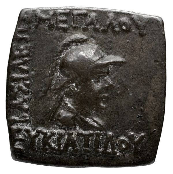 obverse Bactrian and Indo-Greek Coinage Eucratides I 22.10