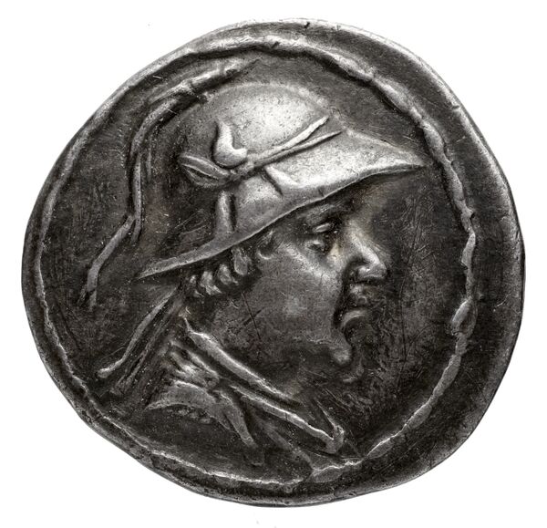 Eucratides I of Bactria rev