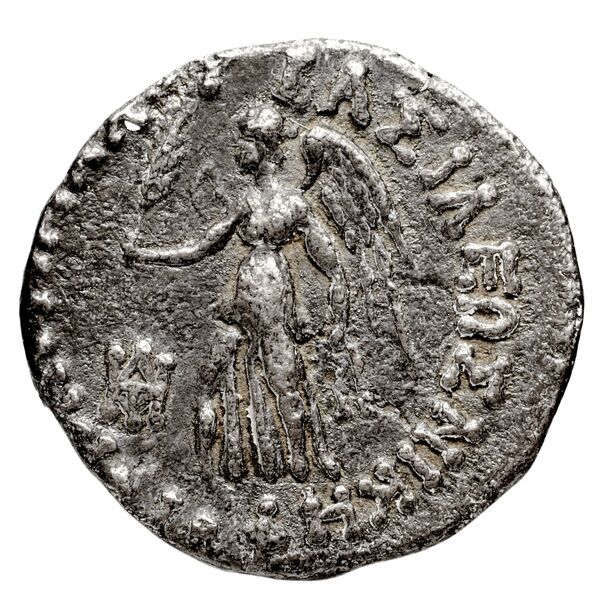 Bactrian and Indo-Greek Coinage Antimachus II 1.6, аверс, bnf-bigr