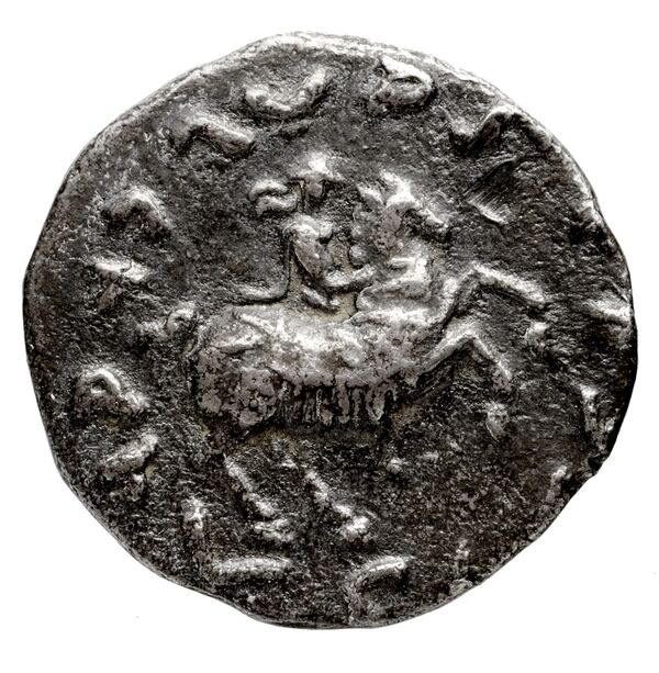 Bactrian and Indo-Greek Coinage Antimachus II 1.6, реверс, bnf-bigr