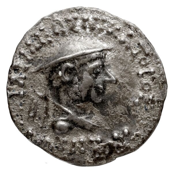 Bactrian and Indo-Greek Coinage Amyntas 11.2, аверс, bnf-bigr