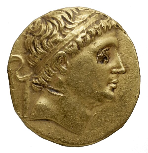 Bactrian and Indo-Greek Coinage Diodotus I or Diodotus II 1.2, аверс, bnf-bigr