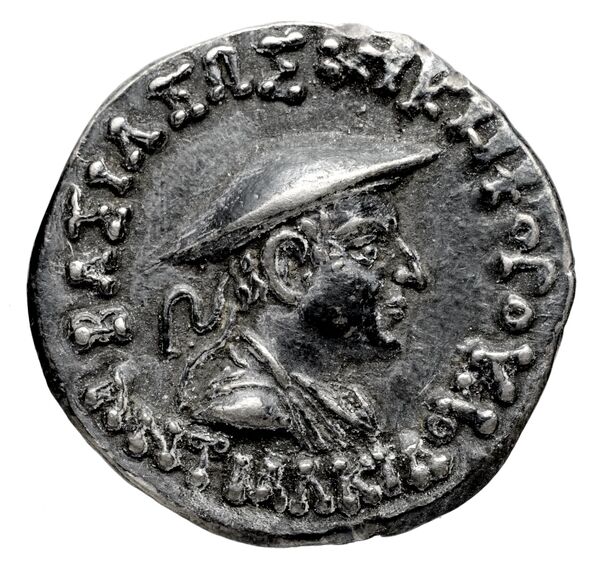 obverse Bactrian and Indo-Greek Coinage Antialcidas 20.1