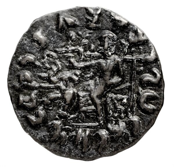 реверс Bactrian and Indo-Greek Coinage Antialcidas 17.5