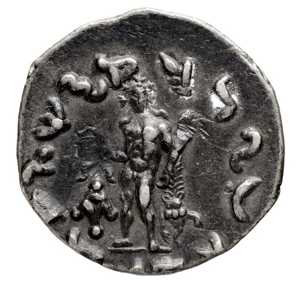 Bactrian and Indo-Greek Coinage Zoilus I 3.2, реверс, BnF (BIGR)