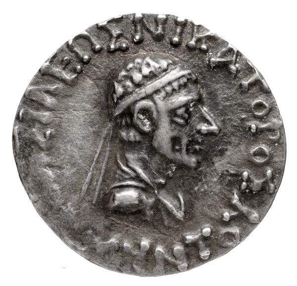 obverse Bactrian and Indo-Greek Coinage Amyntas 9.3