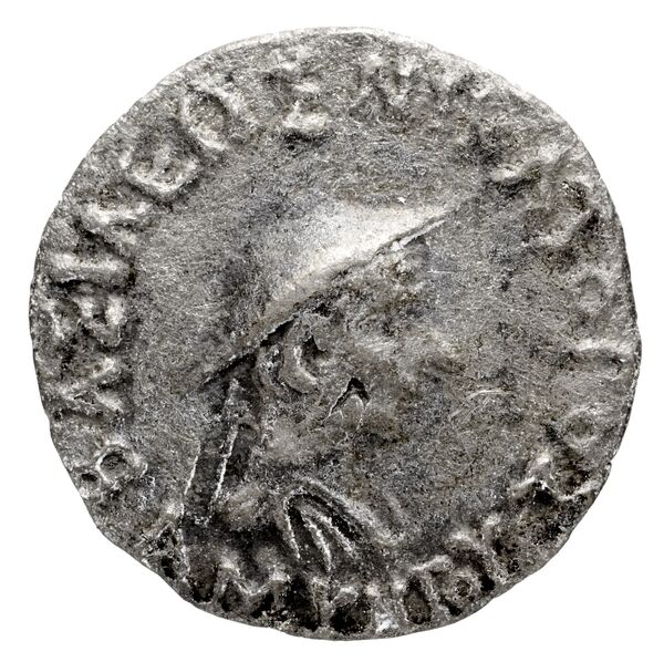 Bactrian and Indo-Greek Coinage Amyntas 11.1, аверс, bnf-bigr