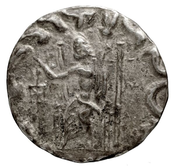реверс Bactrian and Indo-Greek Coinage Hermaeus 16.5.3