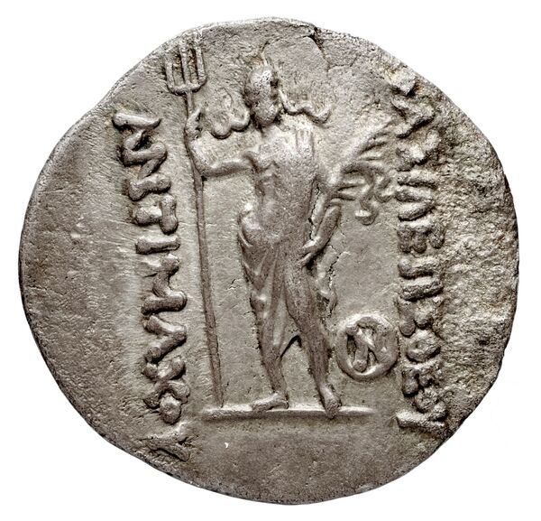 Bactrian and Indo-Greek Coinage Antimachus I 5.2, реверс, bnf-bigr