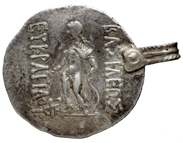 реверс Bactrian and Indo-Greek Coinage Eucratides II 1.7