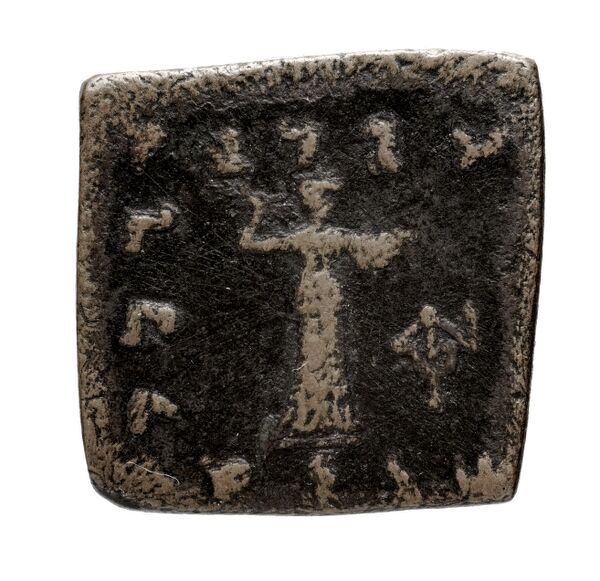 Bactrian and Indo-Greek Coinage Menander I 37.1, реверс, bnf-bigr