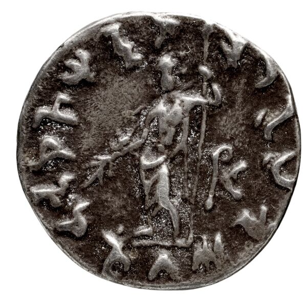 Bactrian and Indo-Greek Coinage Heliocles II 8.5, реверс, bnf-bigr