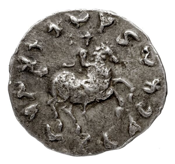 Bactrian and Indo-Greek Coinage Antimachus II 1.6, реверс, bnf-bigr