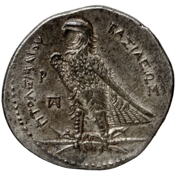 Coins of the Ptolemaic Empire Vol. I, Part 1, no. 154, реверс, bnf-hrc