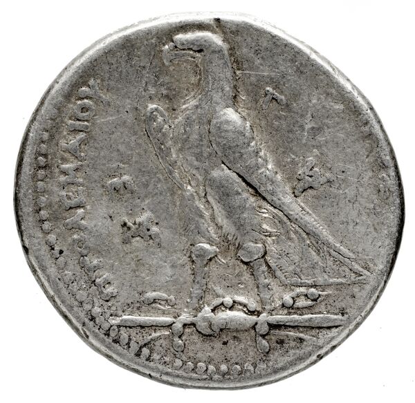 Coins of the Ptolemaic Empire Vol. I, Part 1, no. 638, реверс, BnF (HRC)