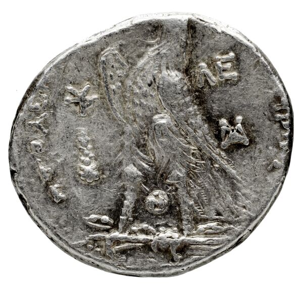 Coins of the Ptolemaic Empire Vol. I, Part 1, no. 617, реверс, BnF (HRC)