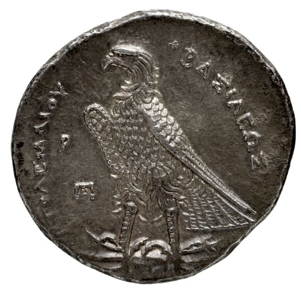 Coins of the Ptolemaic Empire Vol. I, Part 1, no. 154, реверс, bnf-hrc