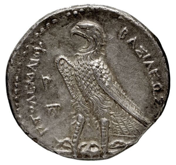 Coins of the Ptolemaic Empire Vol. I, Part 1, no. 168, реверс, bnf-hrc