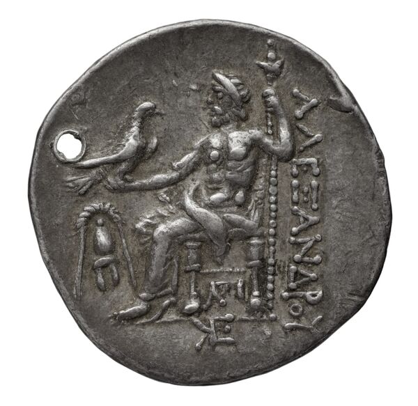 Coins of the Ptolemaic Empire Vol. I, Part II, no. B398, реверс, bnf-hrc