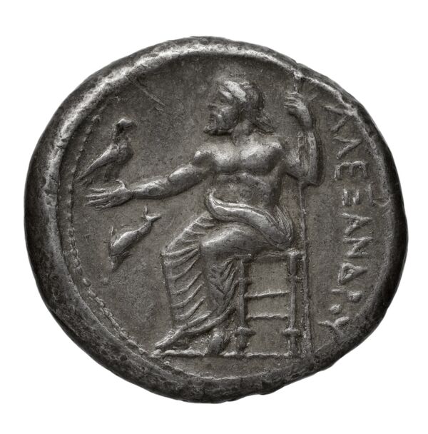 Coins of the Ptolemaic Empire Vol. I, Part II, no. B208, реверс, bnf-hrc