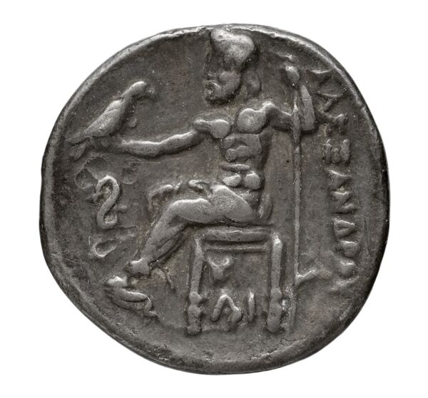 Coins of the Ptolemaic Empire Vol. I, Part II, no. B206, реверс, bnf-hrc