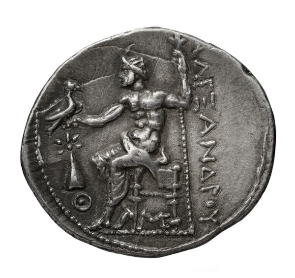 Coins of the Ptolemaic Empire Vol. I, Part II, no. B206, реверс, bnf-hrc