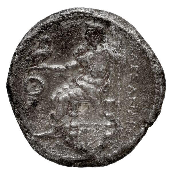 Coins of the Ptolemaic Empire Vol. I, Part II, no. B206, реверс, bnf-hrc