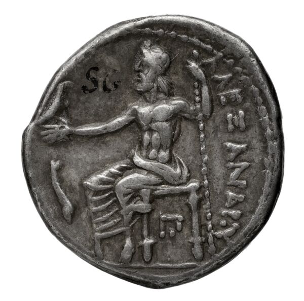 Coins of the Ptolemaic Empire Vol. I, Part II, no. B206, реверс, bnf-hrc