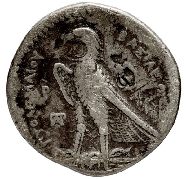 Coins of the Ptolemaic Empire Vol. I, Part 1, no. 168, реверс, bnf-hrc