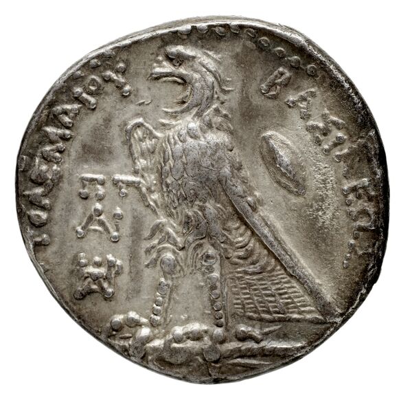 Coins of the Ptolemaic Empire Vol. I, Part 1, no. 448, реверс, BnF (HRC)
