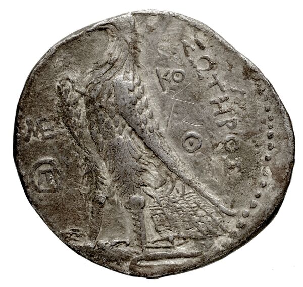 Coins of the Ptolemaic Empire Vol. I, Part 1, no. 643, реверс, BnF (HRC)