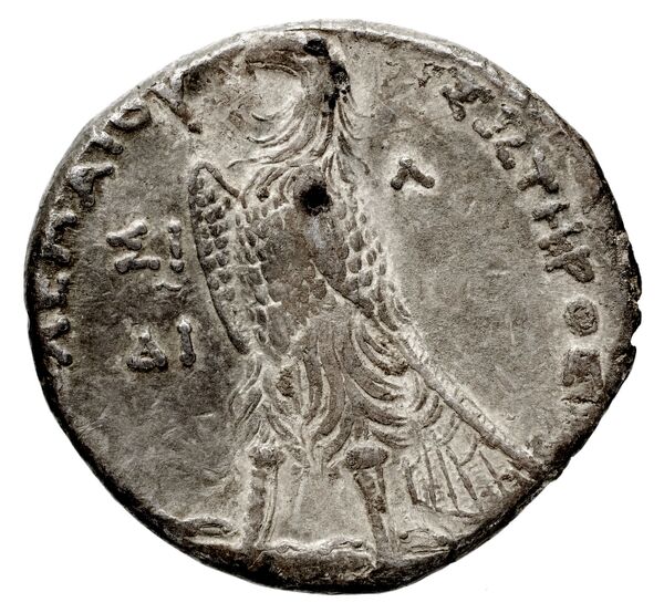 Coins of the Ptolemaic Empire Vol. I, Part 1, no. 521, реверс, BnF (HRC)