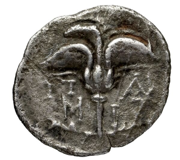 Mylasa Akarca 1959 12, реверс, bnf-iris